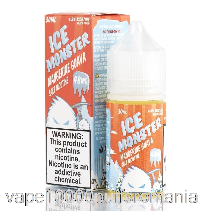 Vape Romania Ice Mangerine Guava - Ice Monster Saruri - 30ml 24mg